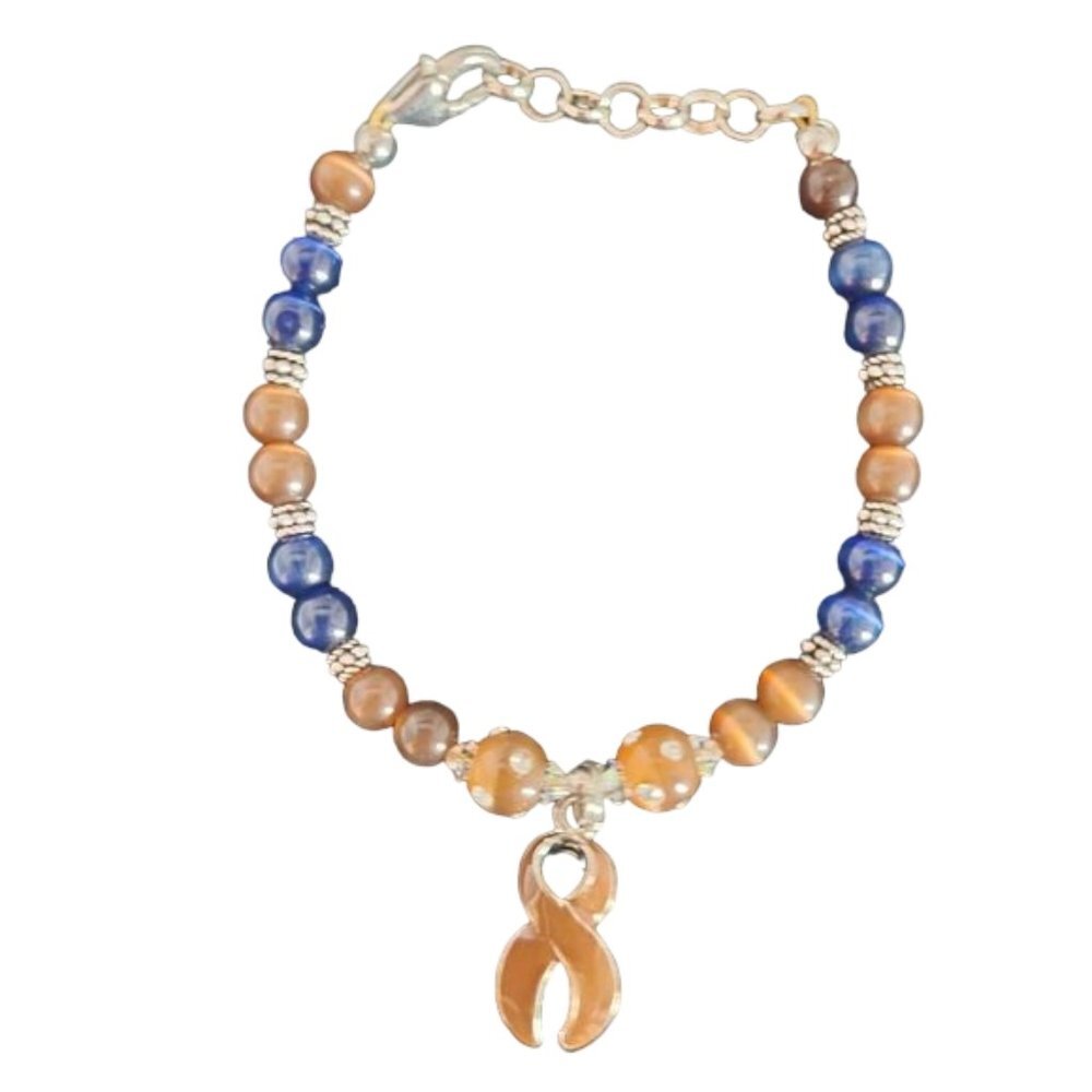 Brown Ribbon Awareness Bracelet #43